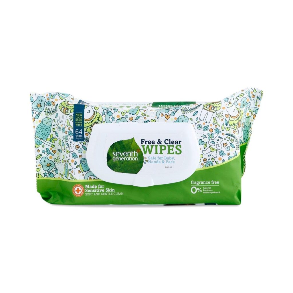 Seventh generation free and clear baby wipes